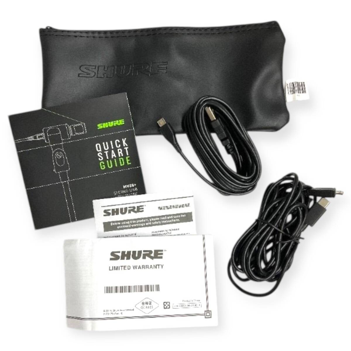 MV88+STEREO-USB SHURE シュア MV88+ステレオ USB マイクロホン : コンデンサーマイク 拍卖