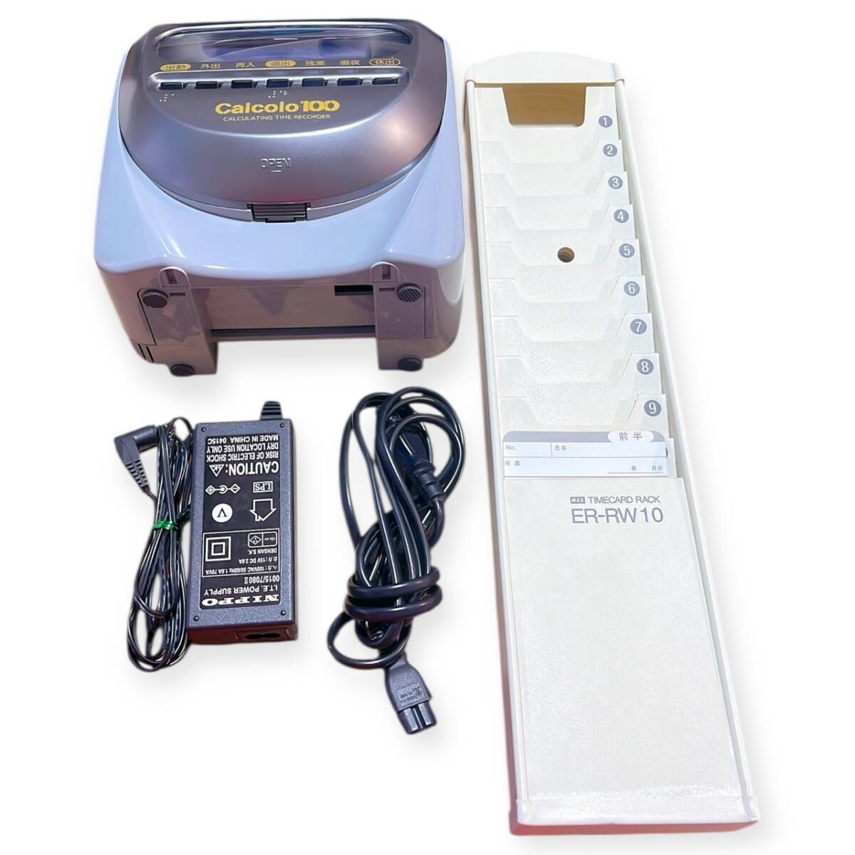 ニッポー タイムレコーダー 計算機能付 カルコロ100拍卖