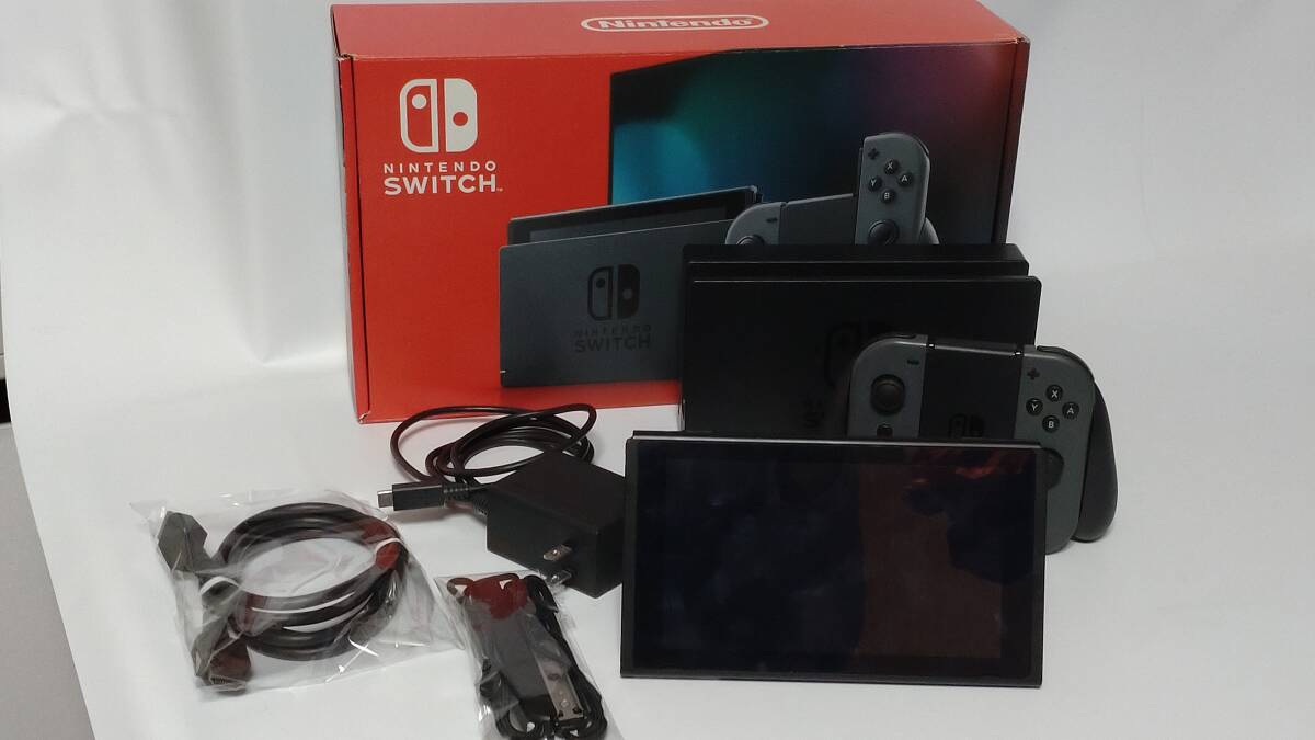 Nintendo Switch 本体 グレー HAC-S-KAAAA バッテリー強化モデル拍卖