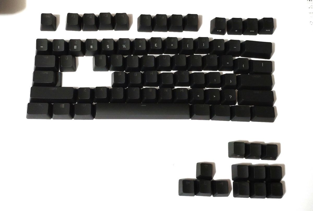 ロジクールゲーミングキーボード ブラック 英語配列用 キーキャップ 互換品 G Pro X メカニカルキーボード用拍卖