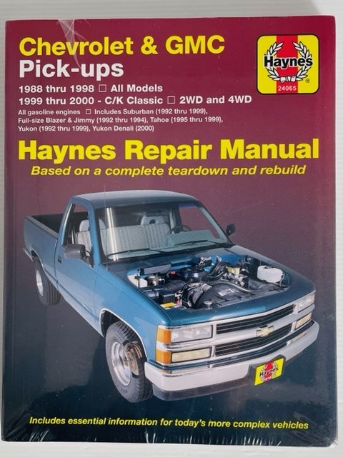 ヘインズ♪92~99 タホ サバーバン 88~98 C1500 K1500 サービスマニュアル (整備書 修理書)拍卖
