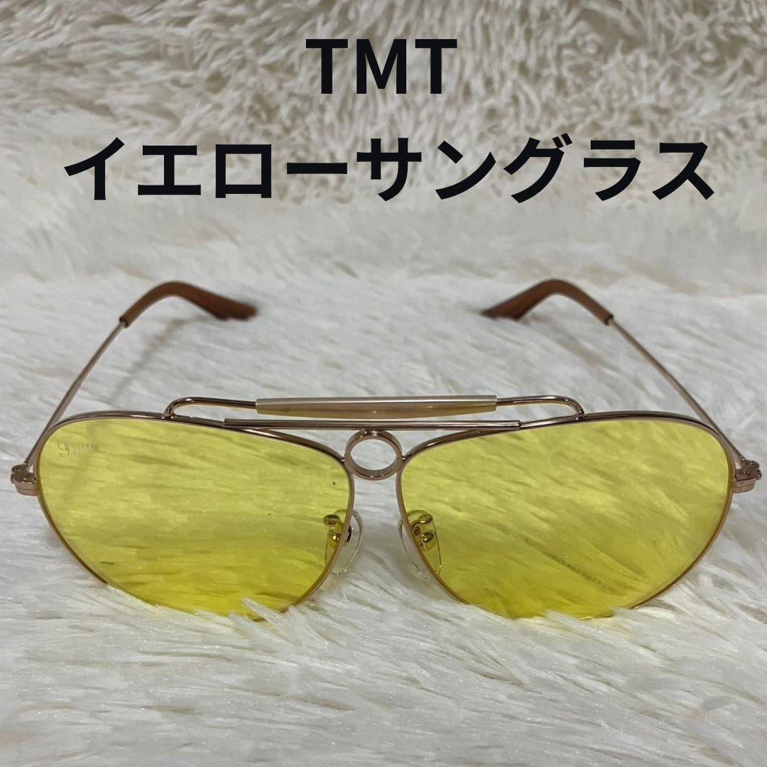 TMT イエローレンズ サングラス きいろ 男女兼用 ファッションサングラス TEW-S1602拍卖