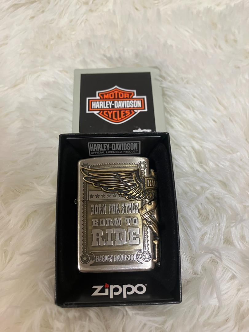 【希少 日本限定発売】 zippo ハーレーダビッドソン☆サイドメタルSB ジッポ ライター拍卖