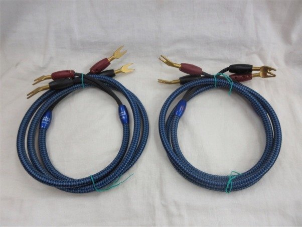 ◆◆audioquest オーディオクエスト スピーカーケーブル TYPE4 2本 約145㎝◆USED品 M0214拍卖