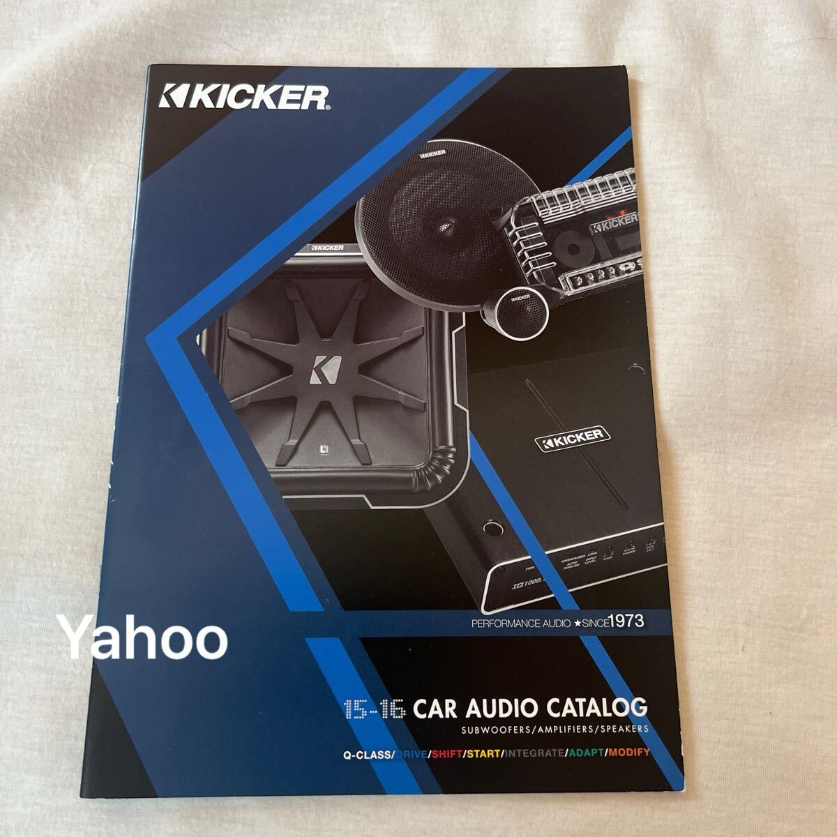 KICKER キッカー/製品カタログ/2015 スピーカー/アンプ/ケーブル/ウーファー/カーオーディオ/カタログ/冊子 非売品 パンフレット CATALOG拍卖