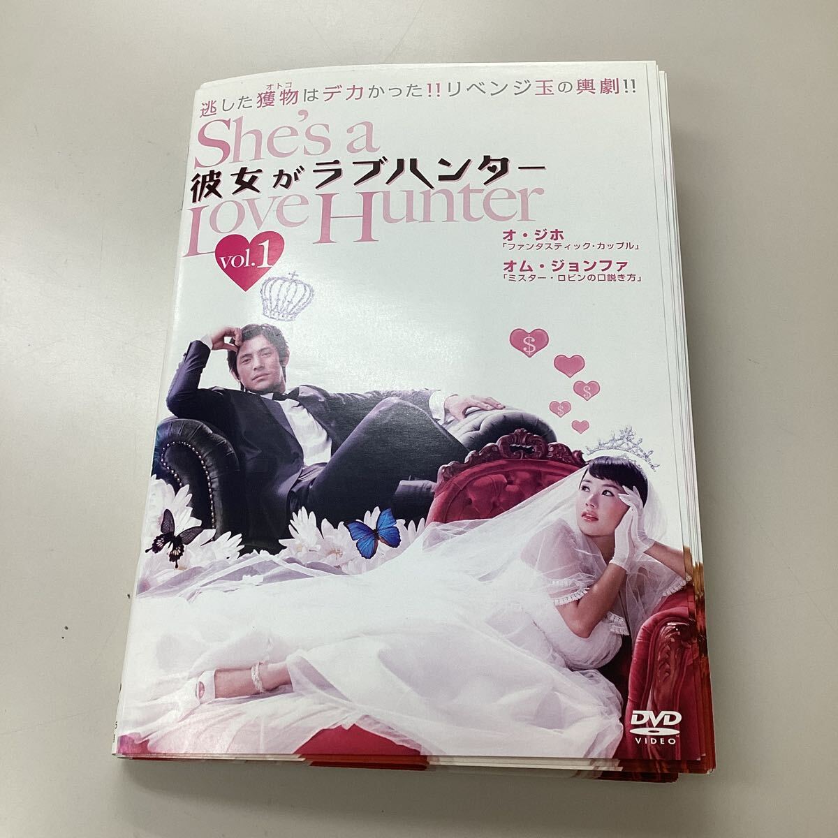 10128 彼女がラブハンター  全8巻   レンタル落ち DVD 中古品 ケースなし ジャケット付き拍卖