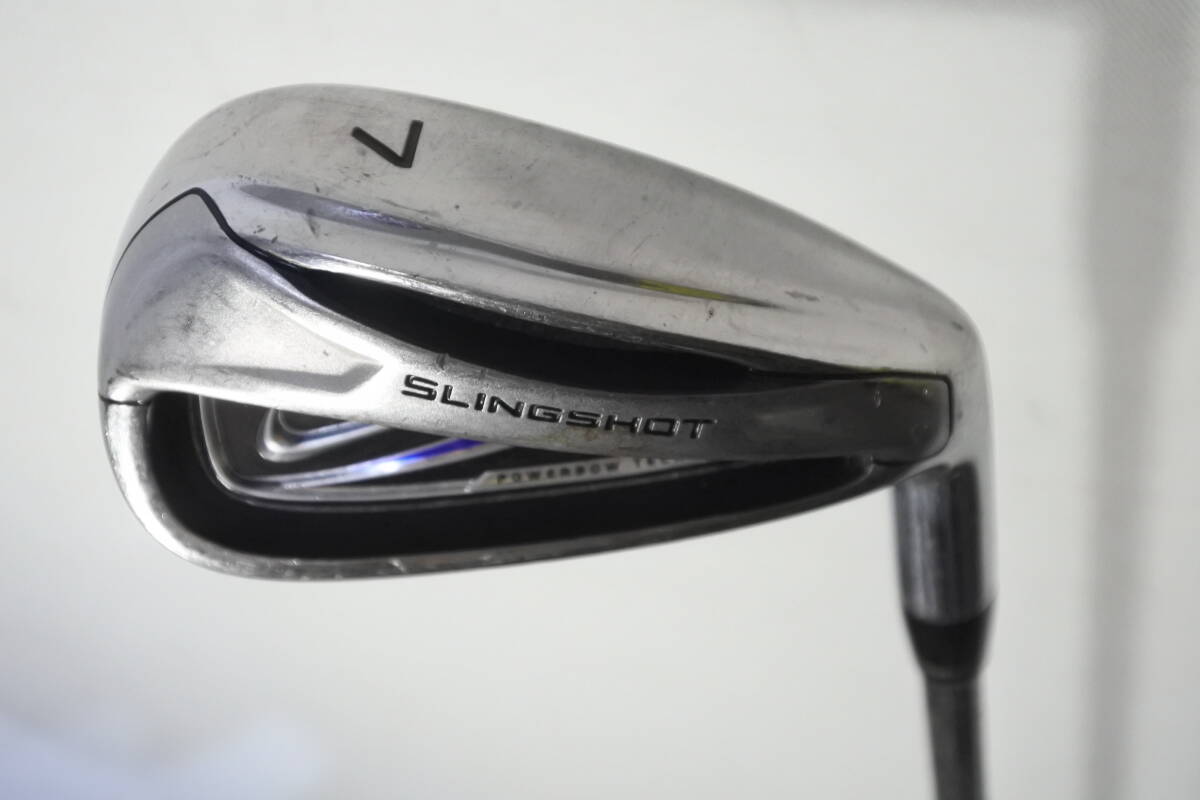 【KSD/S5/13】NIKEナイキ slingshotスリングショット 7番アイアン UNIFLEX シャフトTruetemer スチール拍卖