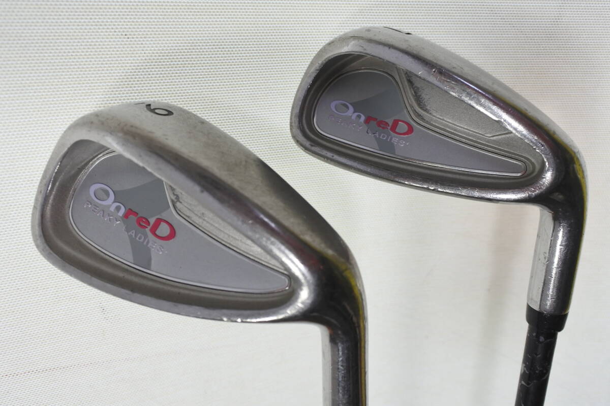 【KSD/Z/04】つるやゴルフ Onred/オンレッド レディース用7,9番 2本アイアンセット シャフトオリジナル Flex L拍卖