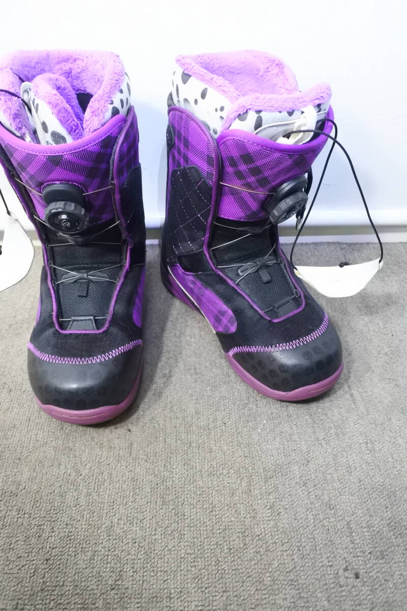 【KSD/B/10】 K2/ケーツーレディース用・スノーボード用ソフトブーツ サイズ表記24.0 cm ユースド 拍卖