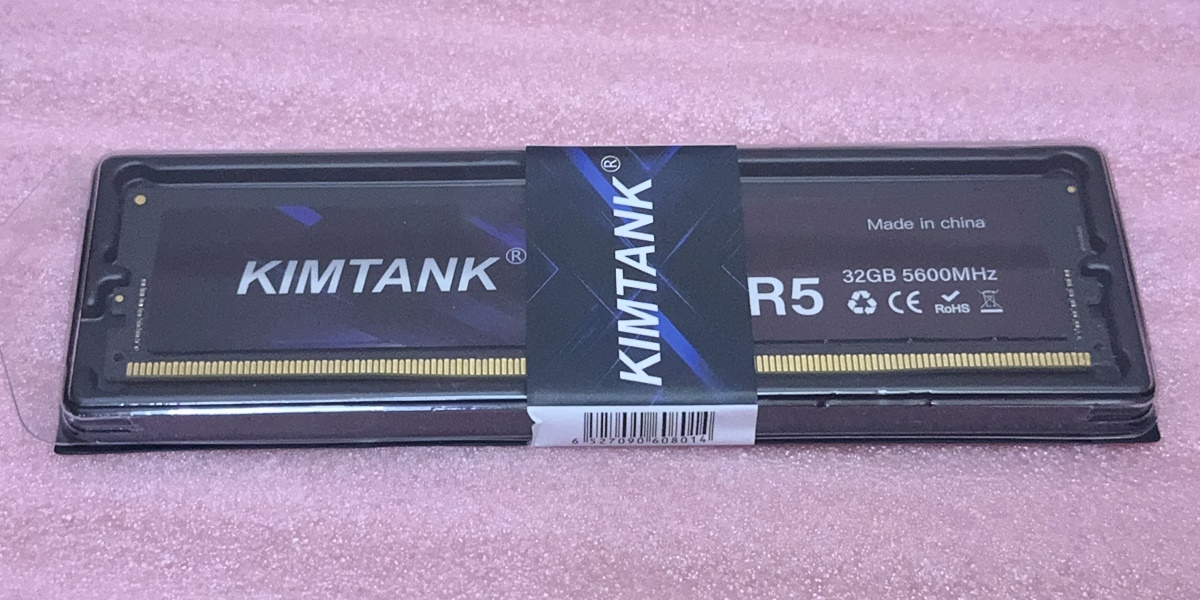 ∠KIMTANK PC5-44800/DDR5-5600 288Pin DDR5 UDIMM 32GB 未開府品拍卖