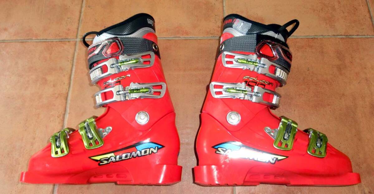 サロモン SALOMON falcon 23.0-23.5cm スキー ブーツ flex 100 美品拍卖