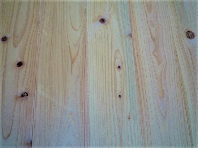 ▲桧羽目板B品 本実エンドマッチ加工(フローリング加工)節・埋木補修 1820×90×9.5/20枚:1坪/サンダー仕上げ/天乾材拍卖