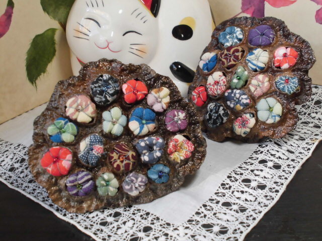 可愛い【ちりめんハス】1個、ハンドメイド、プレゼントしてもいいですね、、拍卖