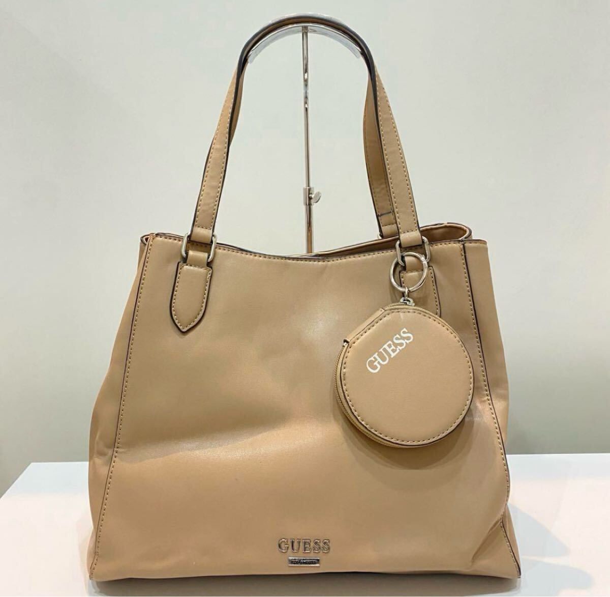 sh1472 ゲス ハンドバッグ トートバッグ レザー レディース拍卖