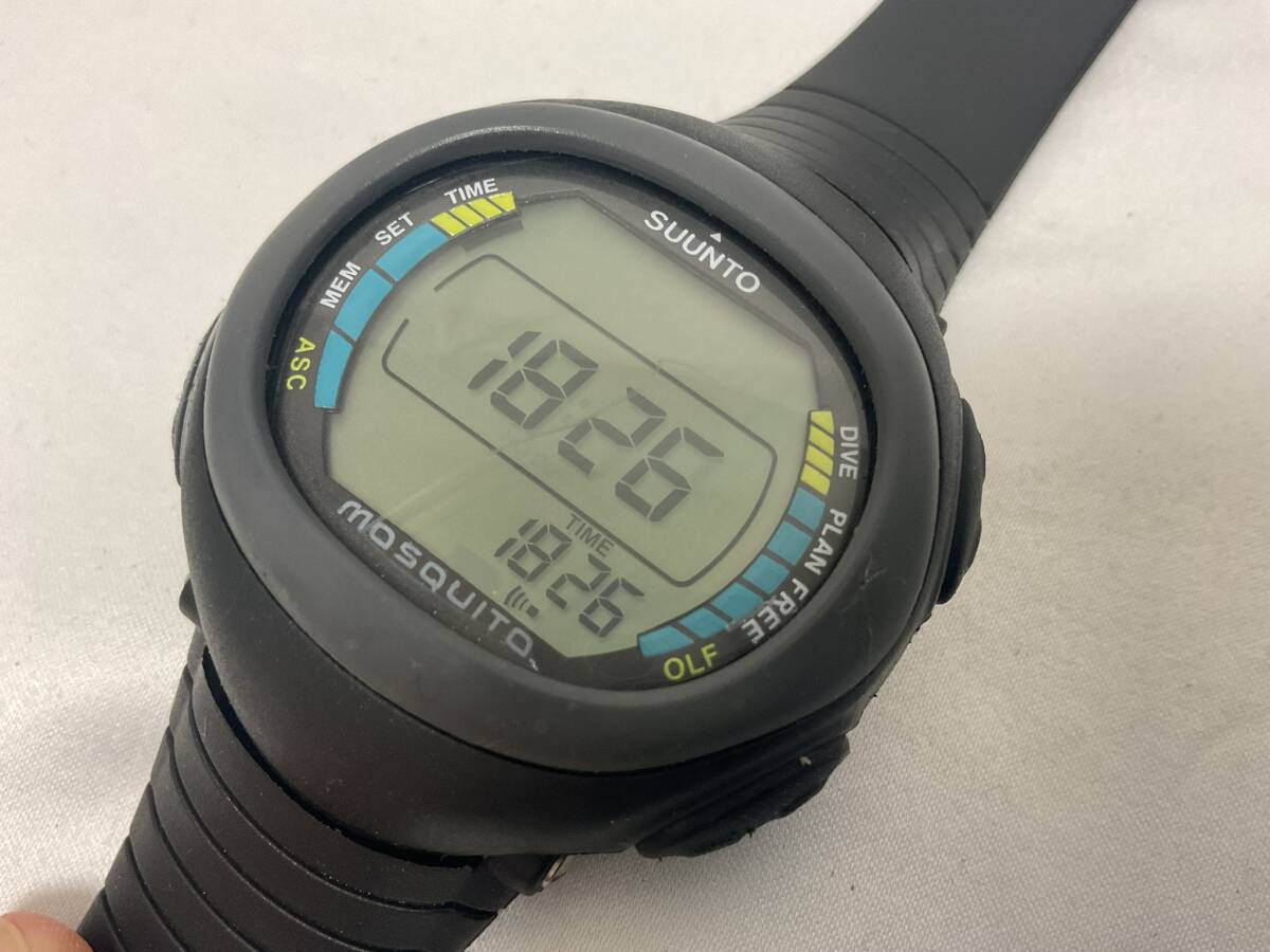 SUUNTO MOSQUITO ダイブコンピュータ 電池交換済み 現状品拍卖
