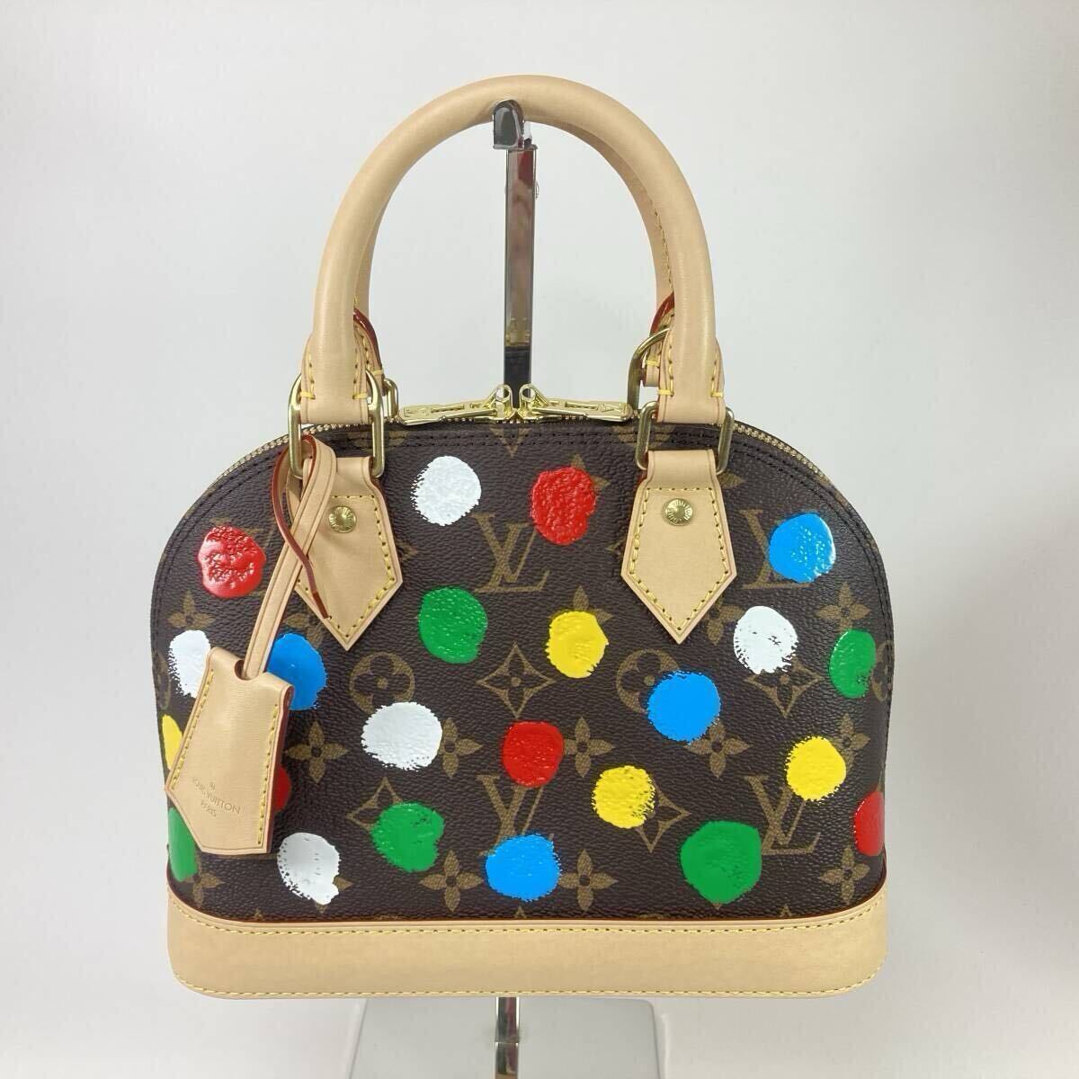 ◆LOUIS VUITTON ルイヴィトン M46431 アルマBB 草間彌生 コラボ LV×YK クサマヤヨイ モノグラム ショルダー ハンドバッグ 2way◆拍卖