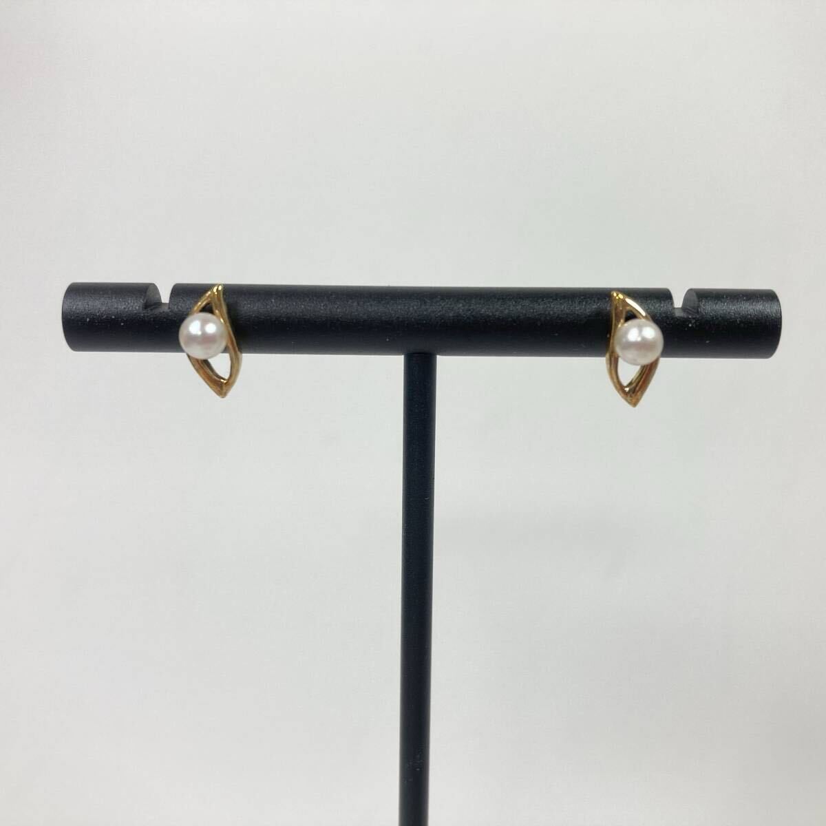 ◆K18 MIKIMOTO ミキモト ベビーパール ピアス 総重量 1.2g 真珠 約3.7mm 18金 レディース◆拍卖