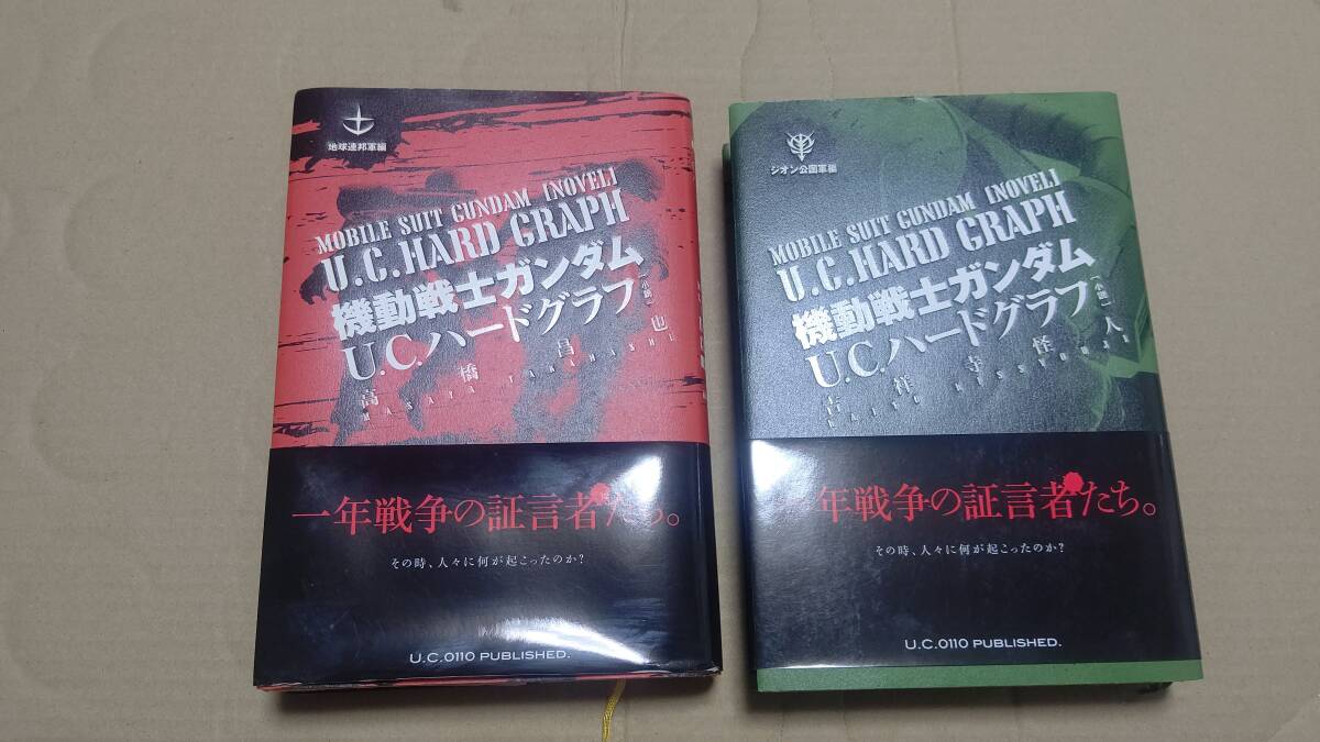小説 機動戦士ガンダム U.C.ハードグラフ 地球連邦軍編、ジオン公国軍編セット拍卖