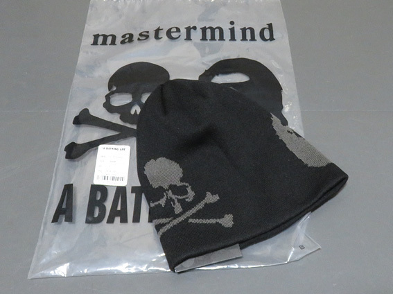 BAPE MMJ A BATHING APE x mastermind JAPAN Knit Cap拍卖