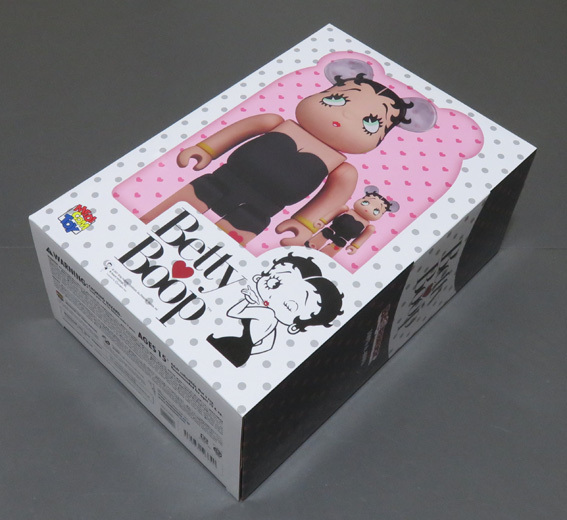BE@RBRICK Betty Boop (TM) 100% & 400% Set Black Ver.拍卖