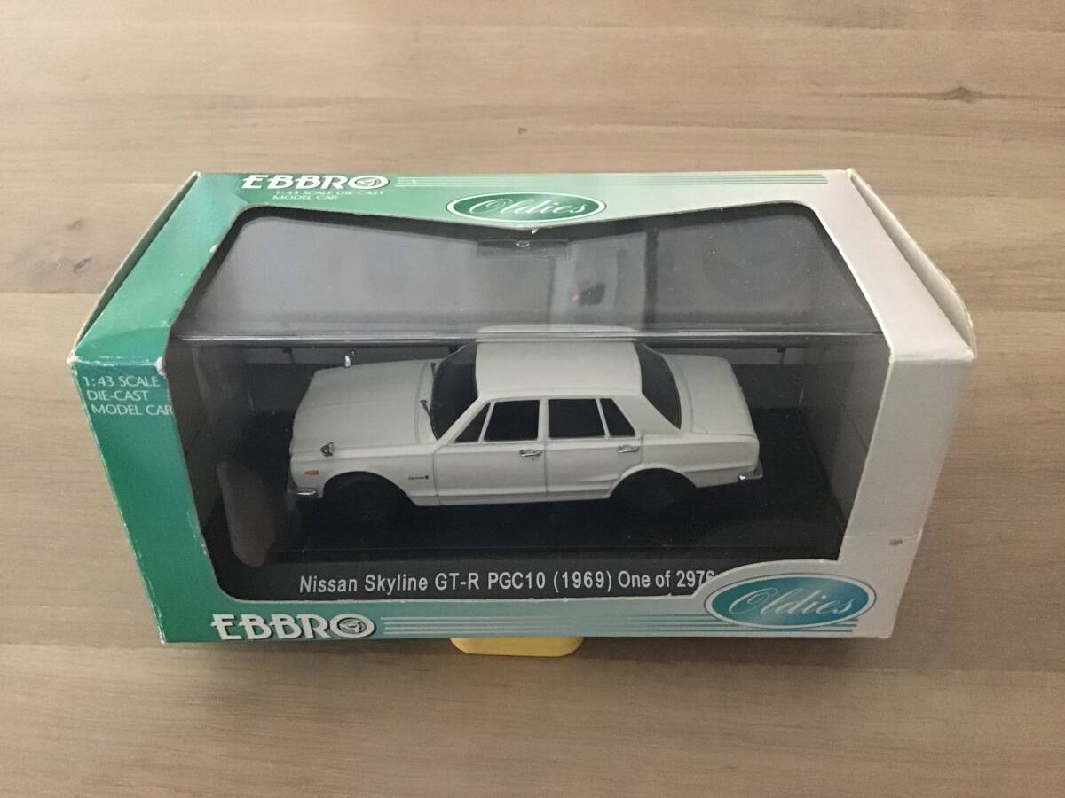 1/43 エブロ ・ スカイライン GT-R (PGC 10) 白拍卖