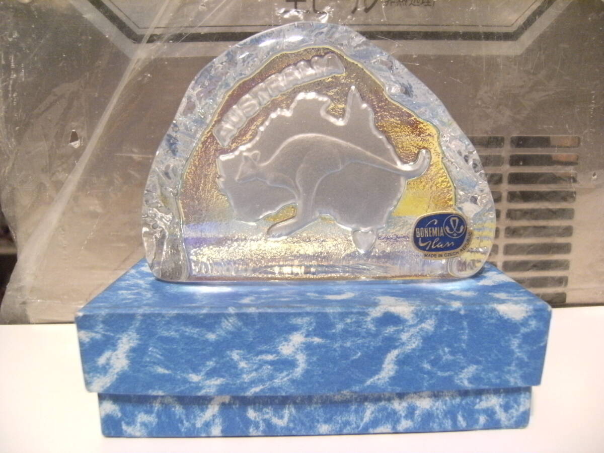 未使用★廃番★昭和レトロ★ビンテージ★90年代★当時物 海外旅行 AUSTRALIA オーストラリア 置物 オブジェ 飾り物★カンガルー 世界遺産拍卖