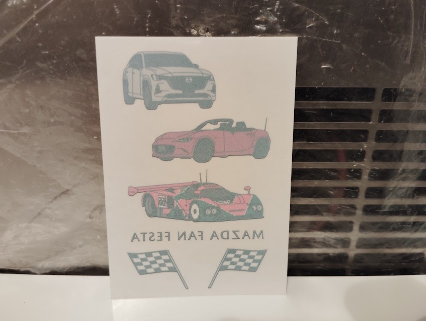 非売品★2025年 MAZDA FAN FESTA 富士スピードウェイ マツダ自動車 ファンフェスタ タトゥー 入れ墨 シール★旧車 RX7 ロードスター F1拍卖
