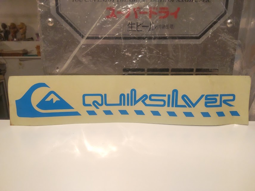 quiksilver クイックシルバー ステッカー シール★コギャル ヤンキー サーフィン ダイビング ボディボード マリンスポーツ SUP ハワイ 海拍卖