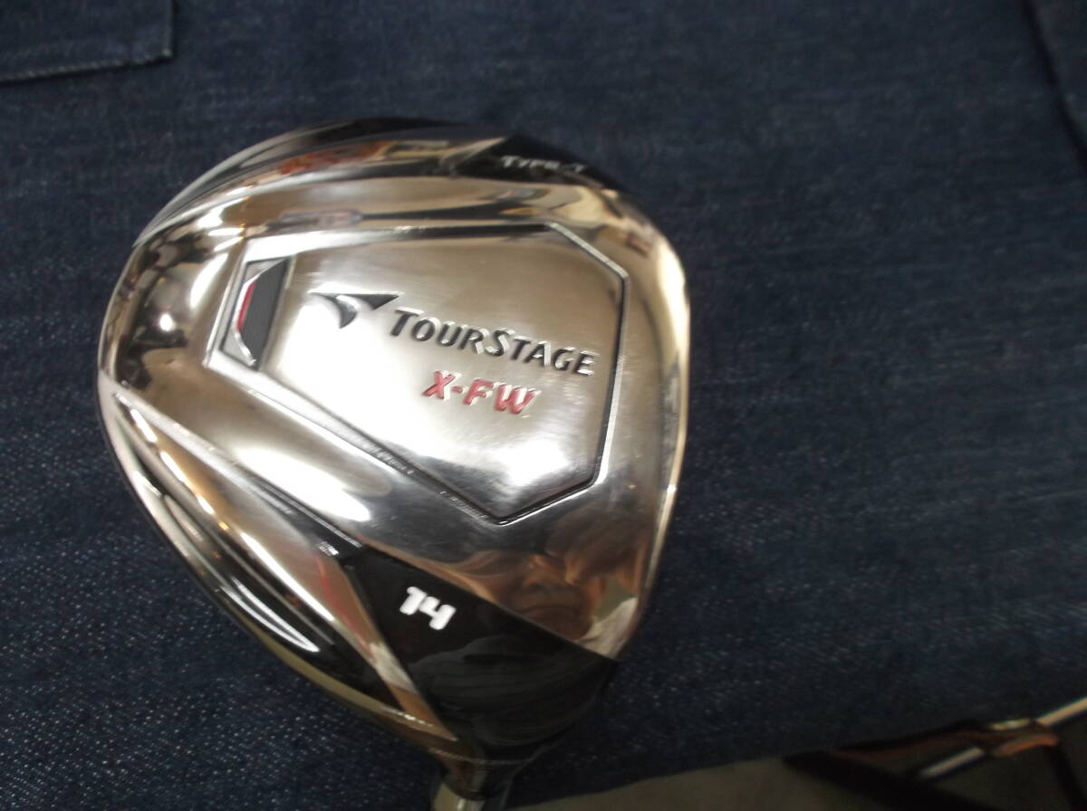 107D 良品★BS XーFW 14°★ 拍卖