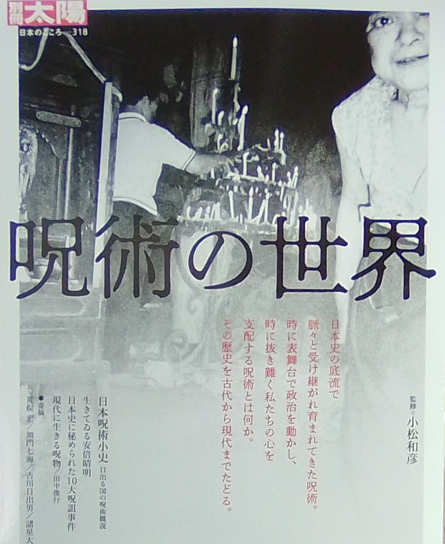呪術の世界 (別冊太陽 日本のこころ 318) 小松和彦/監修 送料230円 安倍晴明 諸星大二郎 古川日出男 内田百聞拍卖