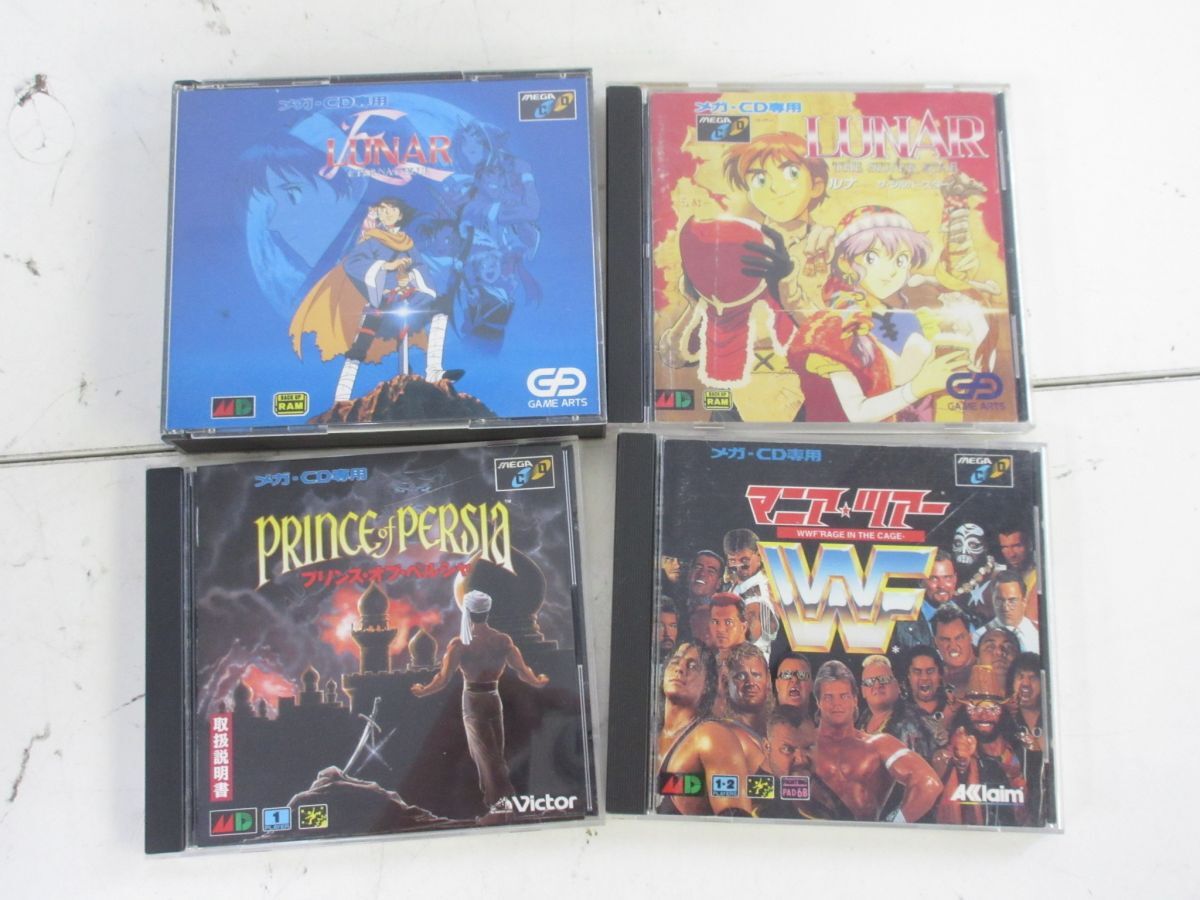 WW101-N37-4419 メガCD 4点まとめ LUNAR ETERNAL BLUE THE SILVER STAR プリンスオブペルシャ マニアツアー 現状品1拍卖