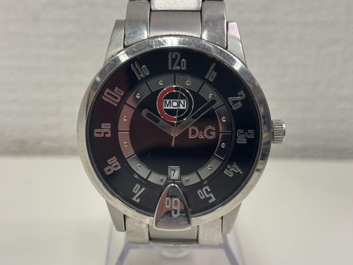 Z472-X16-150◎D&G DOLCE&GABBANA ドルチェ&ガッバーナ メンズ クォーツ 腕時計 現状品①◎拍卖