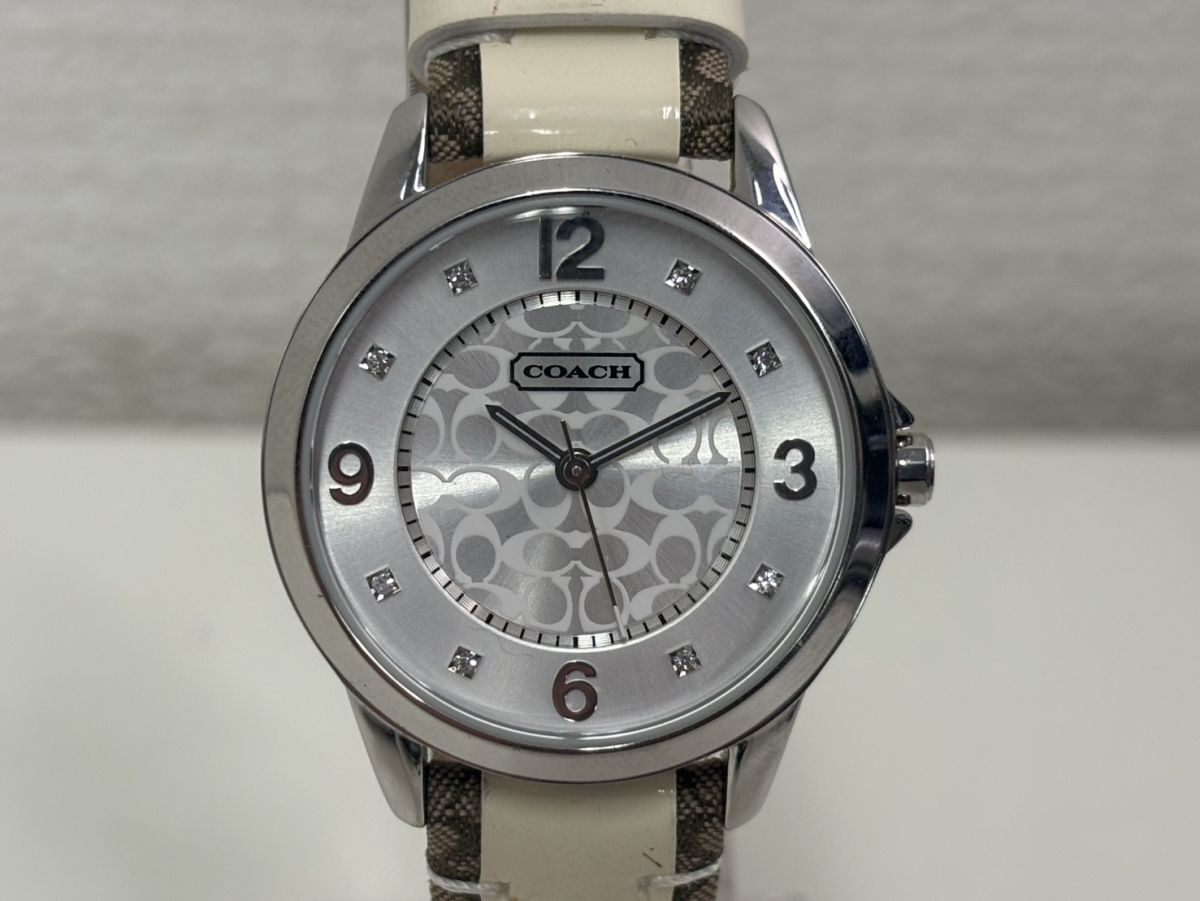 Z471-Y38-848◎COACH コーチ 13.7.14.0649 レディース クォーツ 腕時計 現状品①◎拍卖
