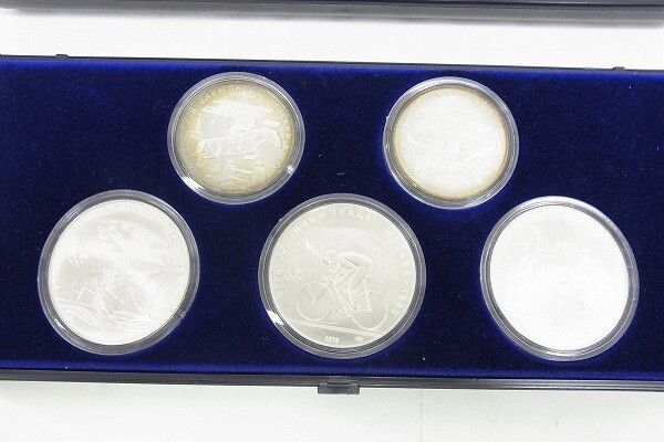 Z1423-J9-5309◎ モスクワオリンピック 1980 銀貨 セット 現状品 ◎拍卖