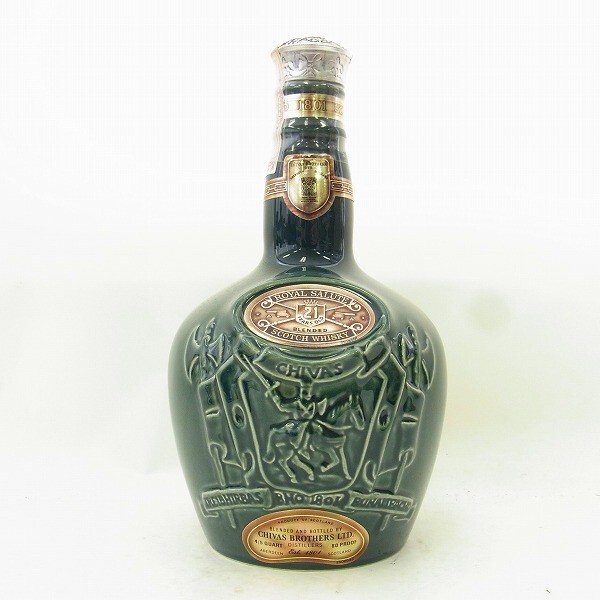 Z056-J29-1740 ROYAL SALUTE ロイヤルサルート 21年 スコッチ ウィスキー 750ml 40% 未開封 現状品③拍卖