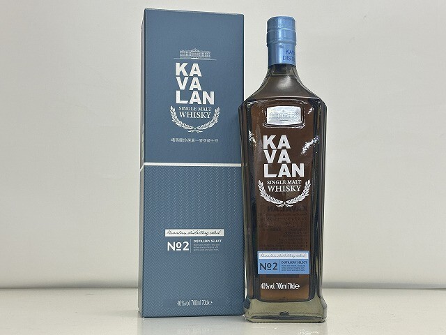 WW304-N45-1 未開栓 KAVALAN カバラン No.2 シングルモルト ウイスキー 700ml 40% 現状品3拍卖