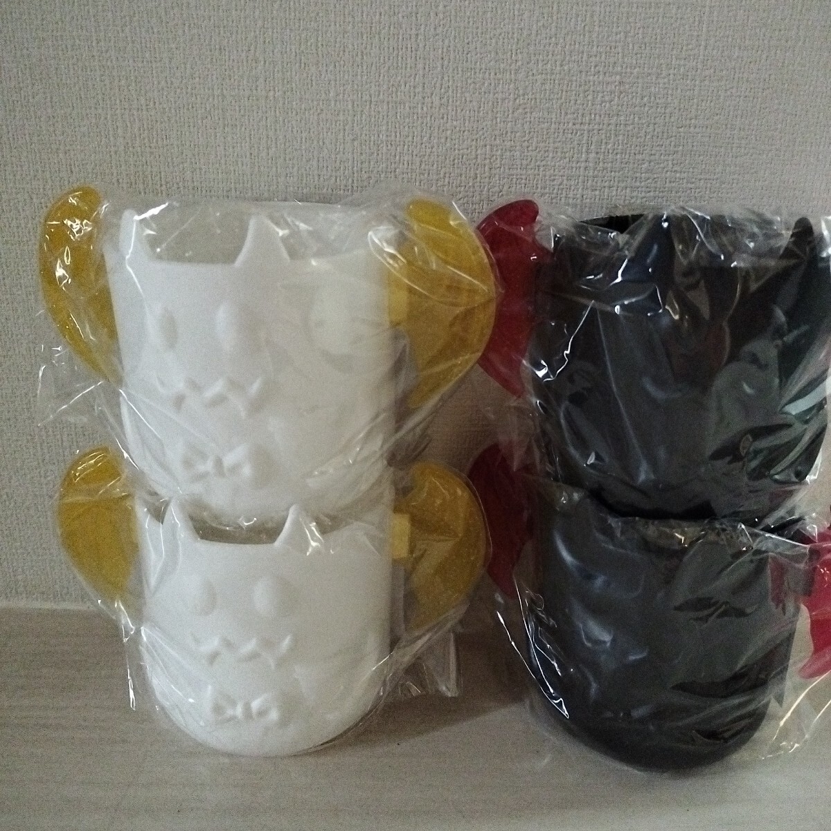 4個セット【新品】スターバックス ハロウィン 2019 ダークナイト 限定 カップスタンド 2種セット×2 スタバ 送料無料拍卖