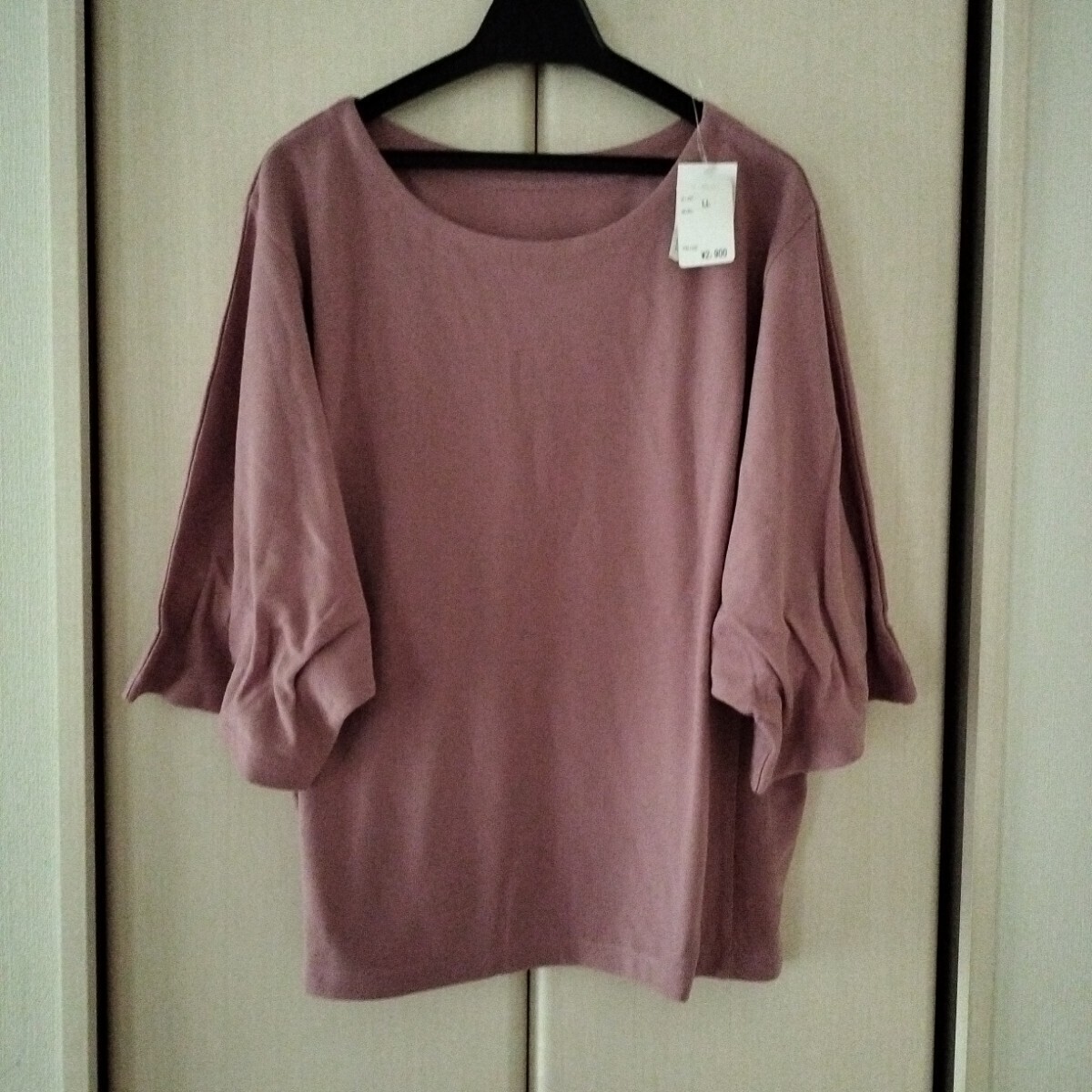 新品タグ付【Mサイズ】 半袖 ドルマンスリーブ カットソー Tシャツ レディース ピンク 丸首 ゆったり NB-6067 送料無料拍卖