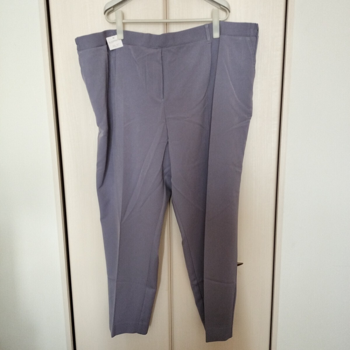 新品【10L】大きいサイズ SMILE LAND スマイルランド ニッセン レディース カジュアルパンツ ズボン ボトムス ウエスト137-151 股下66拍卖