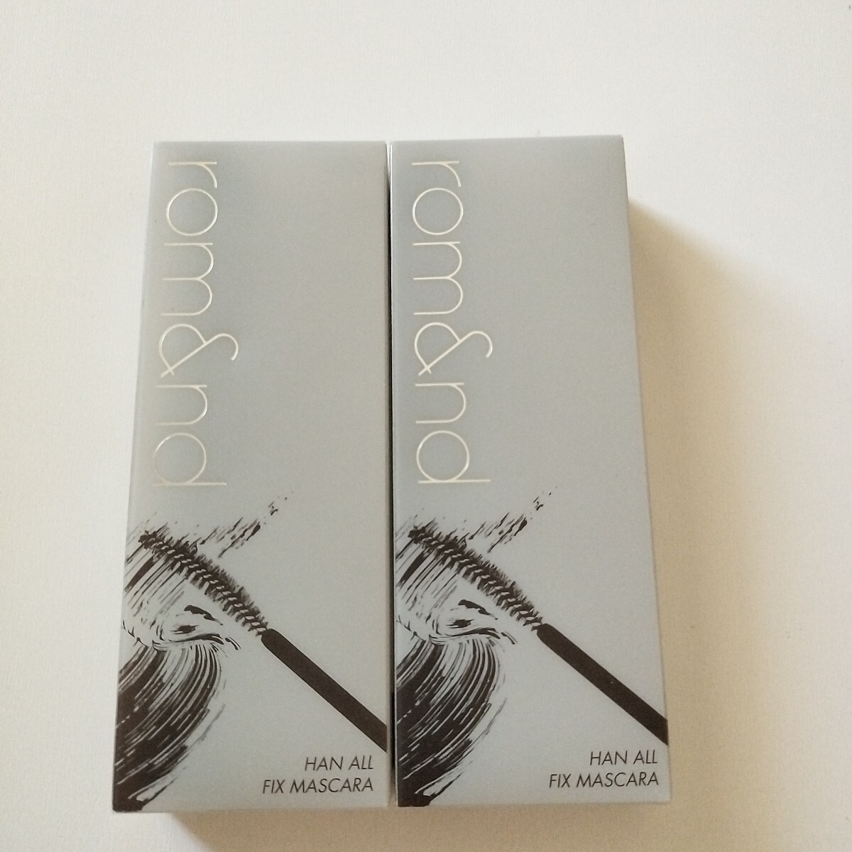 2本セット 新品 ロムアンド ハンオールフィックスマスカラ / L02 LONG ASH 送料無料 匿名配送拍卖