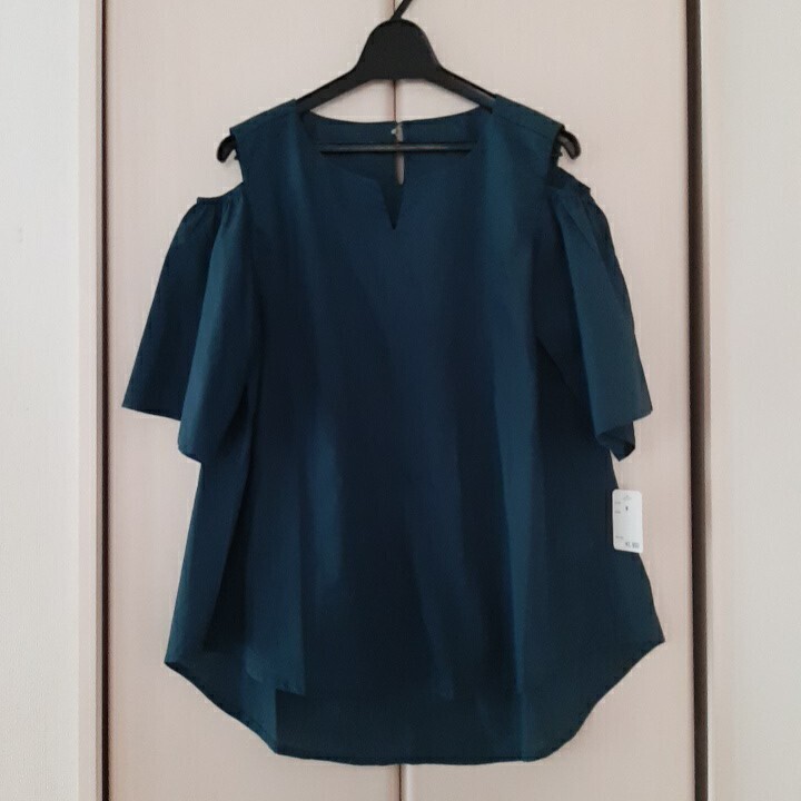 新品タグ付【Mサイズ】オフショル 半袖 ブラウス カットソー レディース 夏物 グリーン 緑 NW-2835 トップス 送料無料 匿名配送拍卖