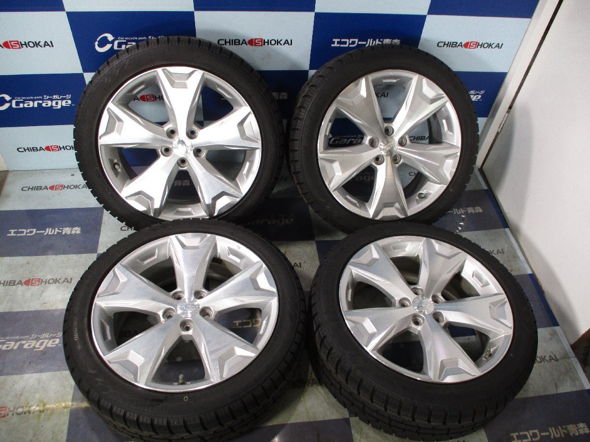 T3598 スバル レガシィ純正 17インチ 7J +48 5穴 100 トーヨー GIZ 215/45R17 レガシィ インプレッサ BRZ  拍卖