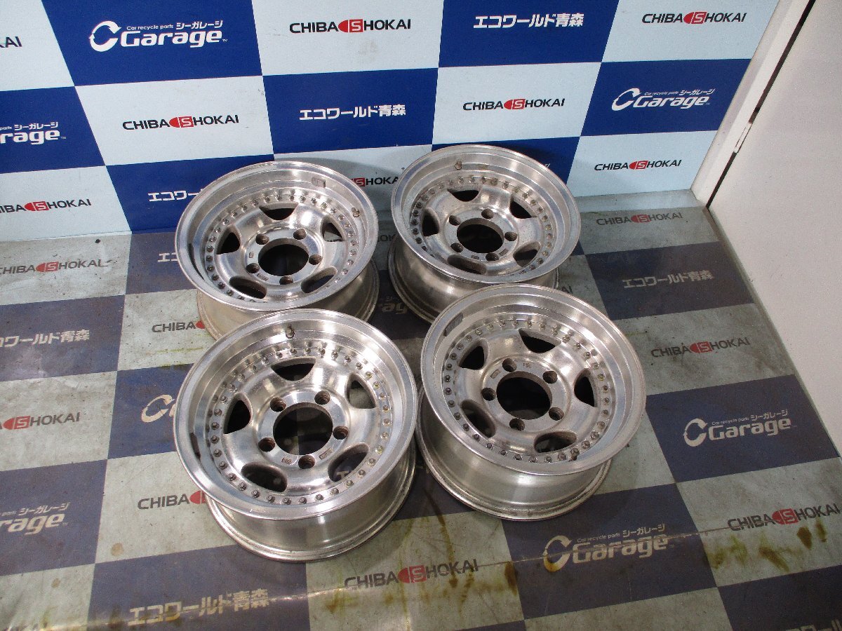 *T4120 ジムニー クロカン JA11 JA22 JB23 15インチ 7J-13 5穴 139.7 深リム マイナスオフセット拍卖