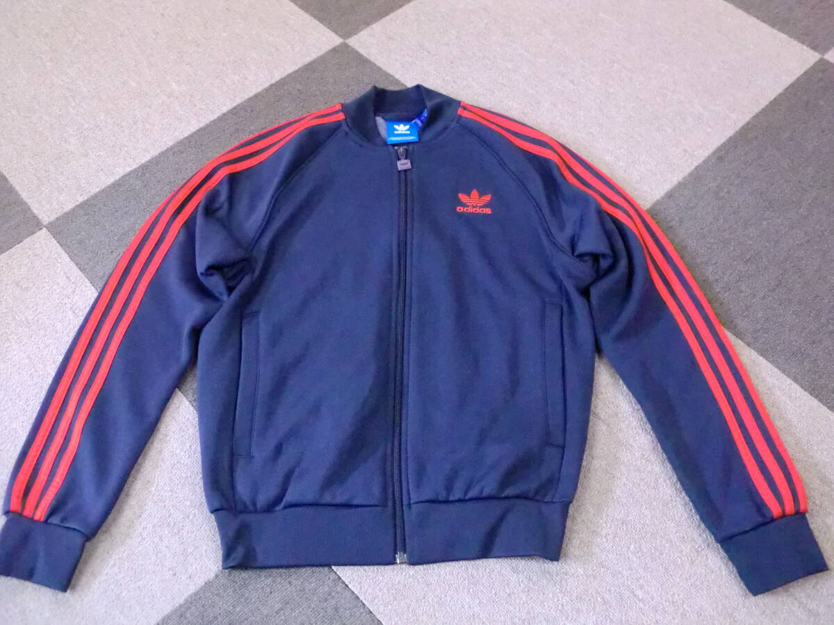 adidas Originals SST トラックジャケット S 紺x赤 メンズ アディダスオリジナルス ジャージ BR4320 トラックトップ スポーツ 筋トレ拍卖