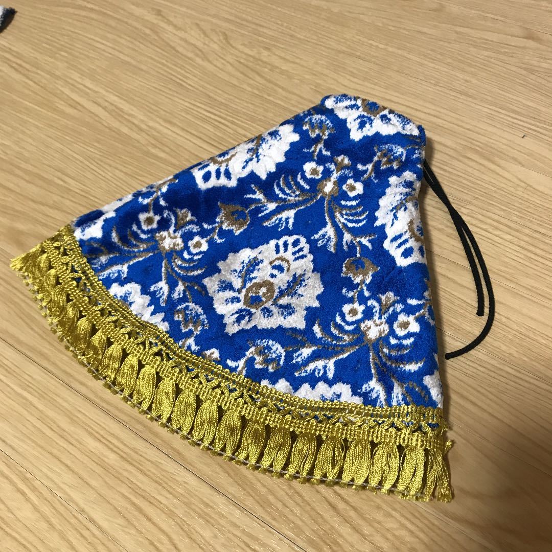 新格子ブルー シフトブーツカバー 金華山 デコトラ レトロ拍卖