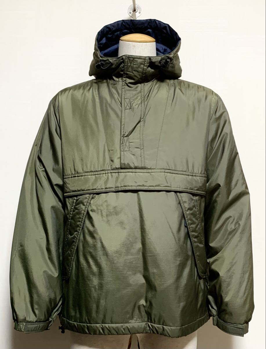 美品:UNIQLO.中綿入 アノラック パーカー ジャケット S(ハーフジップ/90s/オールド ユニクロ/希少 廃盤/肩50幅59丈68/パフテック/ダウン)拍卖