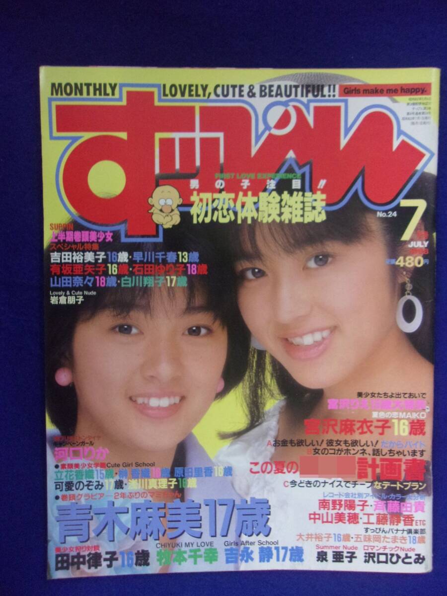 1019 すっぴん 1988年7月号 青木麻美/宮沢麻衣子/内田さゆり拍卖