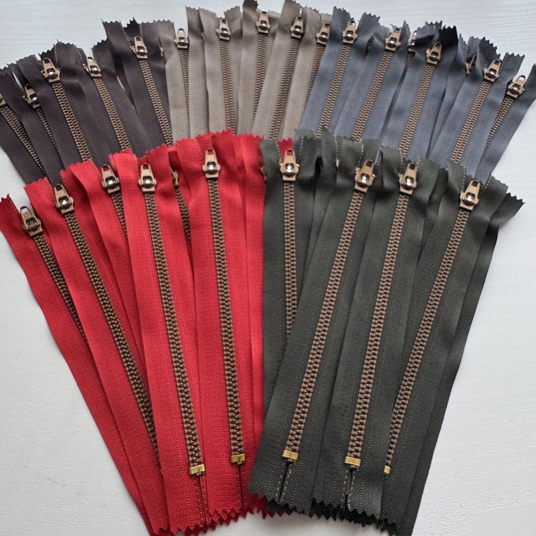 【50本セット②】ファスナー18cm/5色(各10本ずつ)拍卖