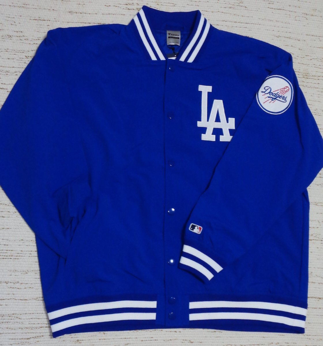 送料無料 ファナテックス Fanatics MLB LA ドジャース ナイロン スタジアムジャンパー ブルー M ML2325FW0001メンズ ユニセックス拍卖