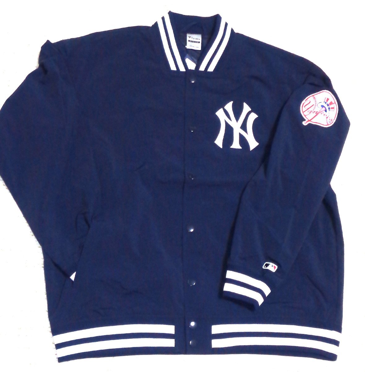 送料無料 ファナテックス Fanatics MLB NY ヤンキース ナイロン スタジアムジャンパー ブルー XL ML2325FW0001メンズ ユニセックス拍卖